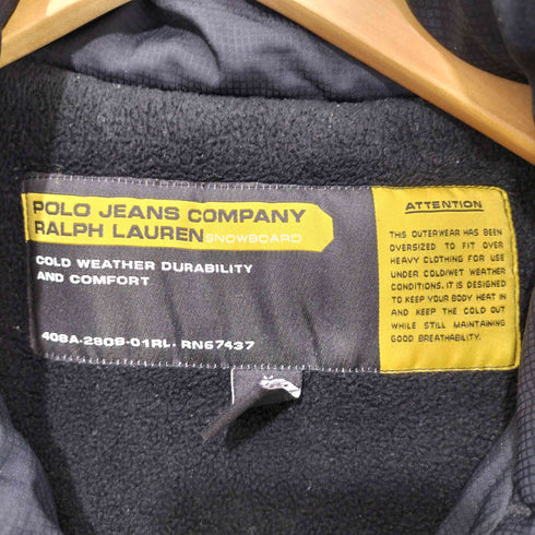 ポロジーンズカンパニーラルフローレン POLO JEANS COMPANY RALPH LAUREN 90s 裾ドローコード 中綿 ナイロン ジャケット メンズ import:M