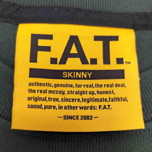 エフエーティー FAT BLANTee クルーネックTシャツ メンズ SKINNY