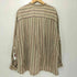 ドッカーズ DOCKERS 90s コットン リネン ラミー ストライプ ヘリンボーン バンドカラー シャツ メンズ import:XL
