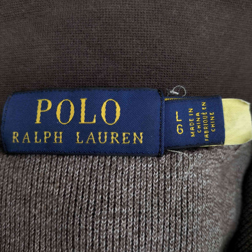 ポロラルフローレン POLO RALPH LAUREN スモールポニー刺繍 ハーフジップ スウェット メンズ import:L