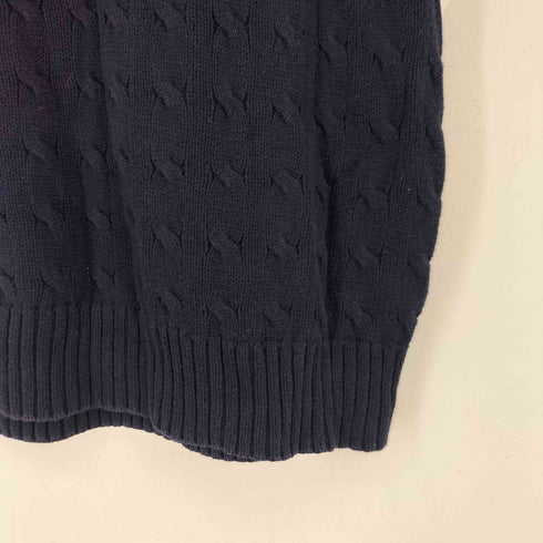 ポロバイラルフローレン Polo by RALPH LAUREN スモールポニー刺繍 ケーブル編み ベスト メンズ import:XL