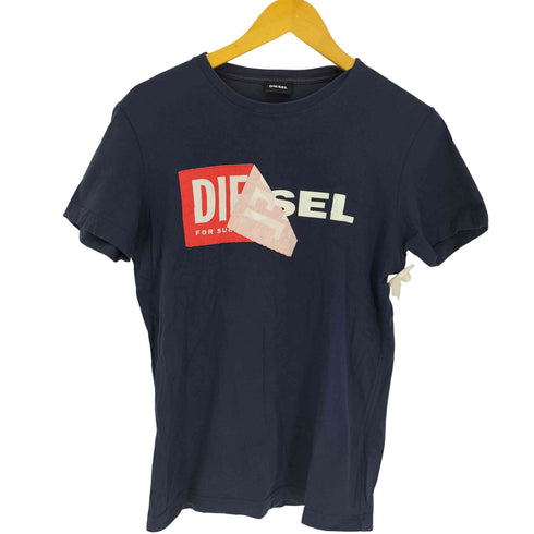 ディーゼル DIESEL ロゴパッチ S/S クルーネック Tシャツ メンズ import:S