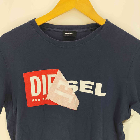 ディーゼル DIESEL ロゴパッチ S/S クルーネック Tシャツ メンズ import:S