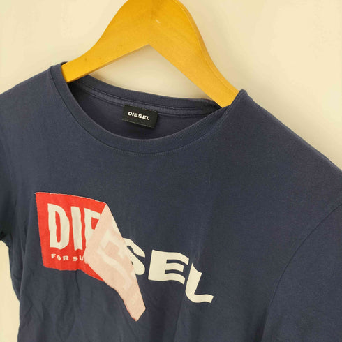 ディーゼル DIESEL ロゴパッチ S/S クルーネック Tシャツ メンズ import:S