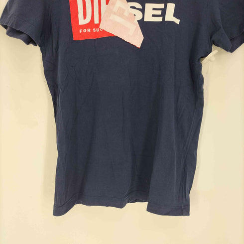 ディーゼル DIESEL ロゴパッチ S/S クルーネック Tシャツ メンズ import:S