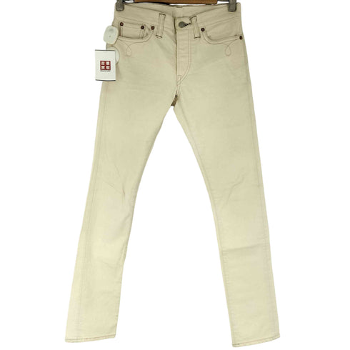 ダブルアールエルラルフローレン RRL RALPH LAUREN ボタンフライ スリムデニムパンツ レディース US:25