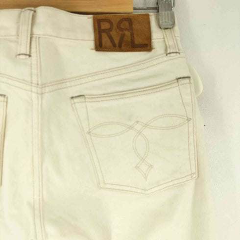 ダブルアールエルラルフローレン RRL RALPH LAUREN ボタンフライ スリムデニムパンツ レディース US:25