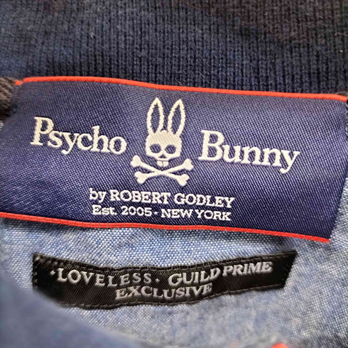 サイコバニー Psycho Bunny カモ柄 ロゴ刺繍 S/S ポロシャツ メンズ import:S