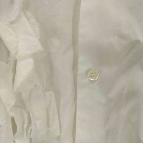 コムデギャルソン COMME des GARCONS 04SS フリルデザイン シャツブラウス レディース JPN:S