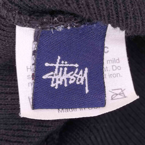 ステューシー Stussy 90S OLD 紺タグ USA製 ラット ショーンフォント ロゴ アクリル ビーニー ニット帽 メンズ ONE SIZE
