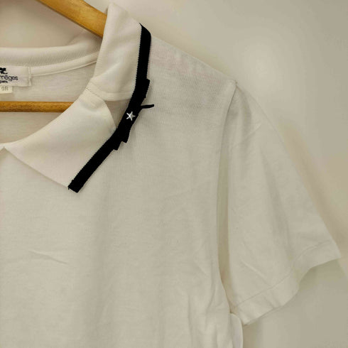 クレージュ courreges リボンデザインポロシャツ レディース 9R