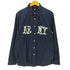 ステューシー Stussy ARMY ショーンフォント プリント L/S レギュラー シャツ メンズ import:L