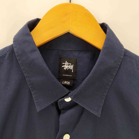 ステューシー Stussy ARMY ショーンフォント プリント L/S レギュラー シャツ メンズ import:L