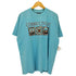 USA製 FRUIT OF THE LOOMボディ フロントプリントシングルステッチ クルーネック Tシャツ メンズ import:XL