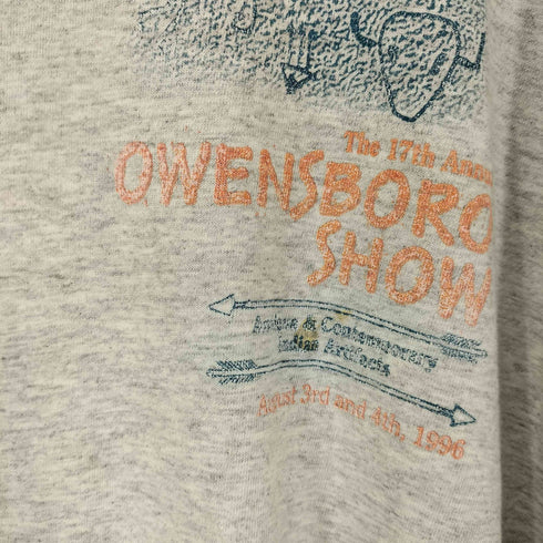 アンビル Anvil 90S USA製 フロントプリント クルーネック Tシャツ メンズ 3X