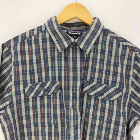 パタゴニア patagonia チェック柄 フラップポケット S/S ハイモスシャツ メンズ import:M