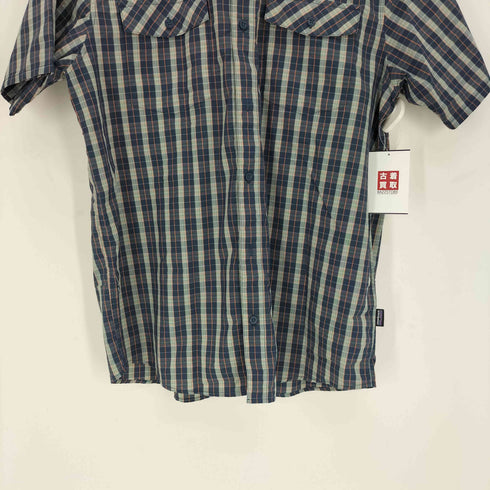 パタゴニア patagonia チェック柄 フラップポケット S/S ハイモスシャツ メンズ import:M