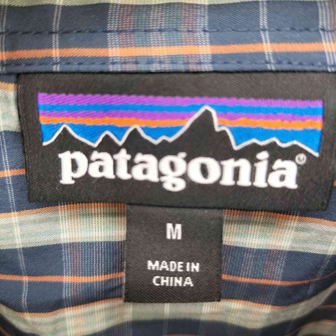 パタゴニア patagonia チェック柄 フラップポケット S/S ハイモスシャツ メンズ import:M