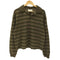 ザラ ZARA STRIPED PIQUÉ POLO SHIRT ストライプ ボーダー ピケ スキッパー ポロ シャツ メンズ import:S