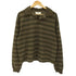 ザラ ZARA STRIPED PIQUÉ POLO SHIRT ストライプ ボーダー ピケ スキッパー ポロ シャツ メンズ import:S