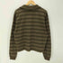 ザラ ZARA STRIPED PIQUÉ POLO SHIRT ストライプ ボーダー ピケ スキッパー ポロ シャツ メンズ import:S