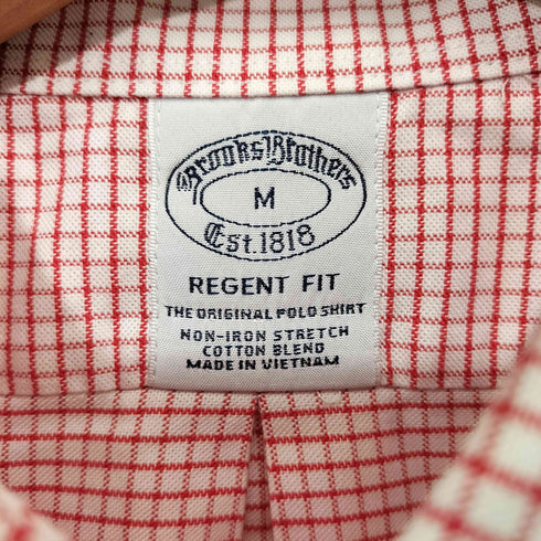 ブルックスブラザーズ BROOKS BROTHERS ギンガムチェック ロゴ刺繍 Ⅼ/S シャツ メンズ JPN:M