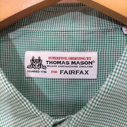 トーマスメイソンフォーフェアファクス THOMAS MASON for FAIRFAX チェック L/S シャツ メンズ JPN:L
