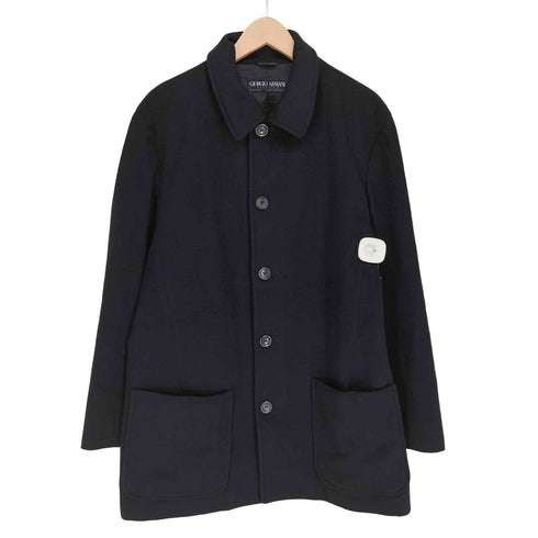 ジョルジオアルマーニ Giorgio Armani CLASSICO イタリア製 CASHMERE カシミヤ100% ステンカラーコート メンズ