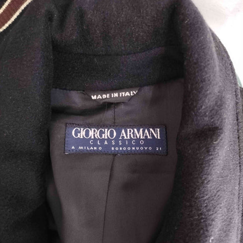 ジョルジオアルマーニ Giorgio Armani CLASSICO イタリア製 CASHMERE カシミヤ100% ステンカラーコート メンズ