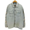 オフホワイト OFF-WHITE 20ss Diag Oversize Denim Shirt ダメージ加工 ロゴ オーバーサイズ デニム シャツ メンズ import:L