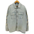 オフホワイト OFF-WHITE 20ss Diag Oversize Denim Shirt ダメージ加工 ロゴ オーバーサイズ デニム シャツ メンズ import:L