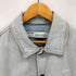 オフホワイト OFF-WHITE 20ss Diag Oversize Denim Shirt ダメージ加工 ロゴ オーバーサイズ デニム シャツ メンズ import:L