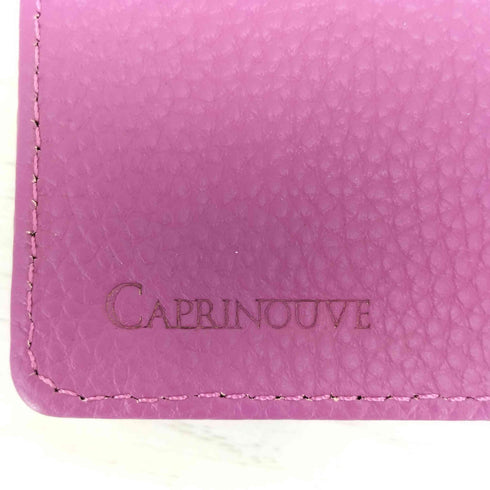 CAPRINOUVE イタリアンレザーおくすり手帳ケース レディース