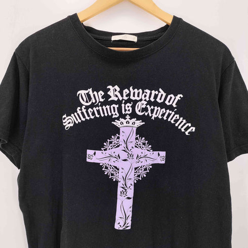 M.R.K クロスプリント クルーネックTシャツ Y2K メンズ LL