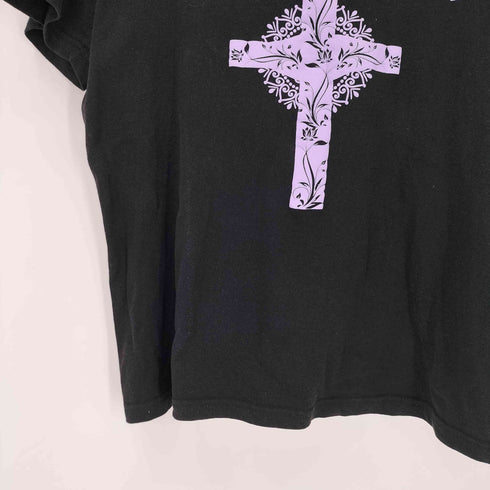 M.R.K クロスプリント クルーネックTシャツ Y2K メンズ LL
