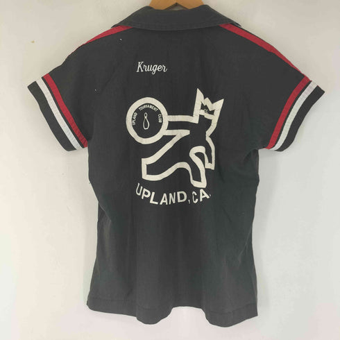 キングルイ King louie 70S MADE IN USA ボウリングシャツ レディース US:36