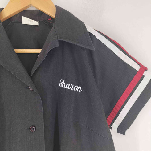 キングルイ King louie 70S MADE IN USA ボウリングシャツ レディース US:36