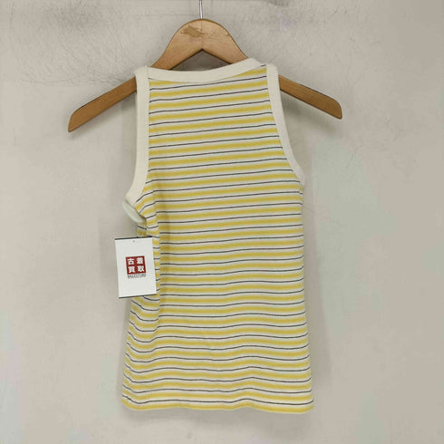 ポロジーンズ RL POLO JEANS CO. ワンポイント刺繍 ボーダー柄 タンクトップ メンズ import:XS