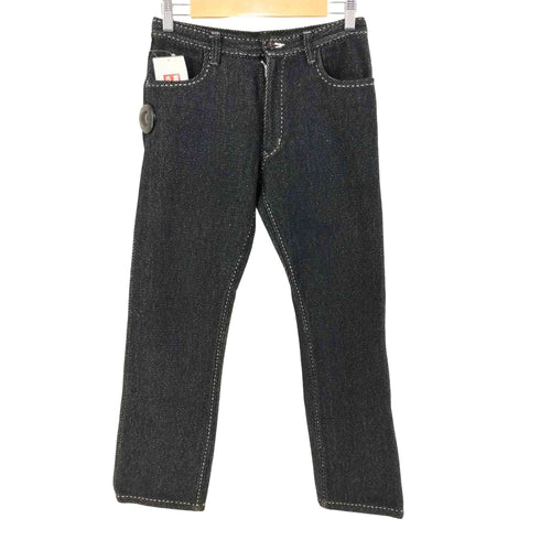 トリココムデギャルソン tricot COMME des GARCONS AD2000 ステッチデザイン ウールストレートパンツ レディース JPN:S