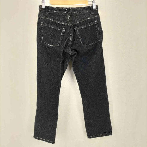 トリココムデギャルソン tricot COMME des GARCONS AD2000 ステッチデザイン ウールストレートパンツ レディース JPN:S