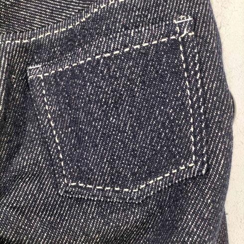 トリココムデギャルソン tricot COMME des GARCONS AD2000 ステッチデザイン ウールストレートパンツ レディース JPN:S
