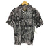 ジャングルストーム JUNGLE STORM 総柄オープンカラー S/S シャツ メンズ import:L