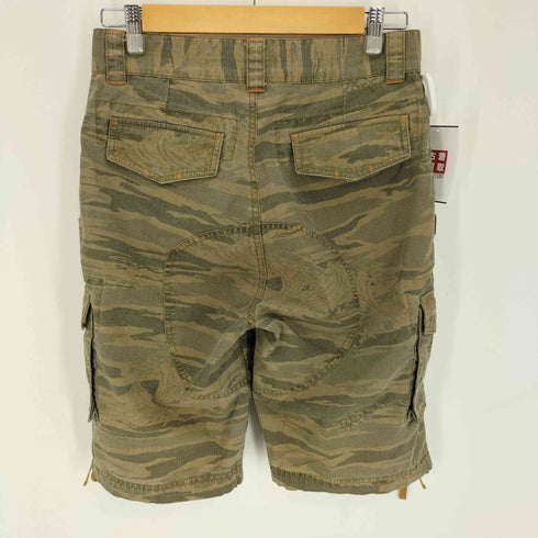 クイックシルバー Quiksilver カモ柄 ドローコード ショーツ カーゴパンツ Y2K レディース US:28-29