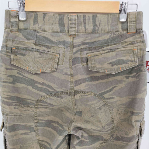 クイックシルバー Quiksilver カモ柄 ドローコード ショーツ カーゴパンツ Y2K レディース US:28-29