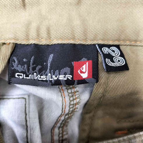 クイックシルバー Quiksilver カモ柄 ドローコード ショーツ カーゴパンツ Y2K レディース US:28-29