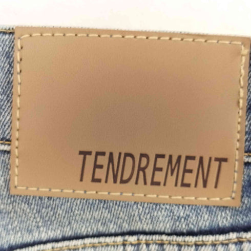 プラージュ PLAGE TENDREMENT ペイント ストレートデニムパンツ レディース