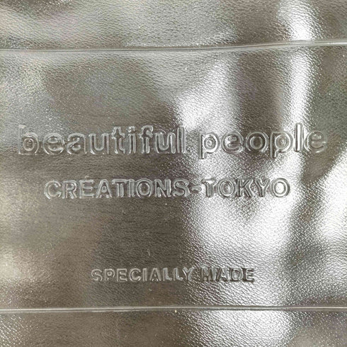 ビューティフルピープル beautiful people PVC クリアトート バッグ レディース