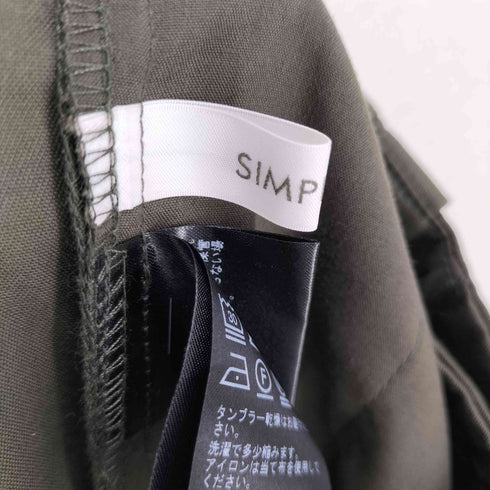 シンプリシテェ SIMPLICITE 26SS ウォッシャブル / T/Cワイドチノパンツ レディース JPN:S