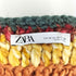 ザラ ZARA マルチボーダー クルシェ編み ベスト レディース import:M
