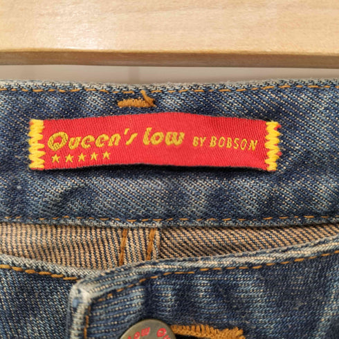 ボブソン BOBSON Queen's low 00s Y2K ベルボトム フレア デニム レディース (27-4) 58cm